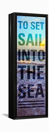 Sea and Sky I-Gail Peck-Framed Premier Image Canvas