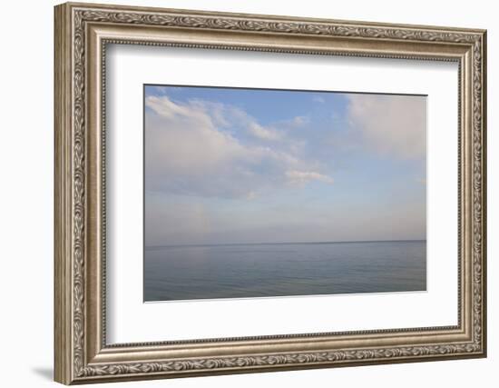 Sea and Skyscape, Rhodes, Greece-Peter Adams-Framed Photographic Print