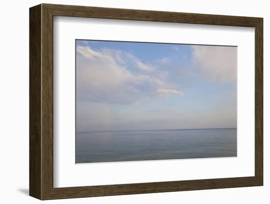 Sea and Skyscape, Rhodes, Greece-Peter Adams-Framed Photographic Print