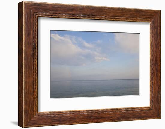 Sea and Skyscape, Rhodes, Greece-Peter Adams-Framed Photographic Print