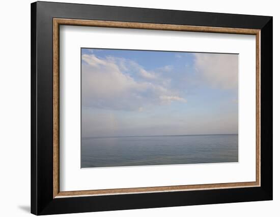 Sea and Skyscape, Rhodes, Greece-Peter Adams-Framed Photographic Print