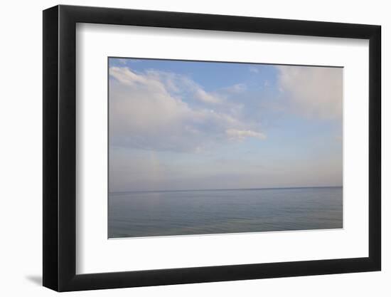 Sea and Skyscape, Rhodes, Greece-Peter Adams-Framed Photographic Print