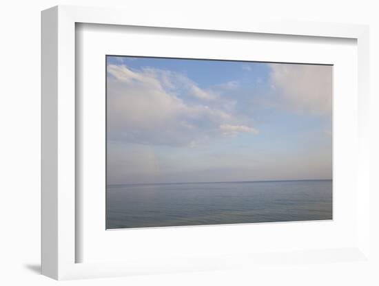 Sea and Skyscape, Rhodes, Greece-Peter Adams-Framed Photographic Print