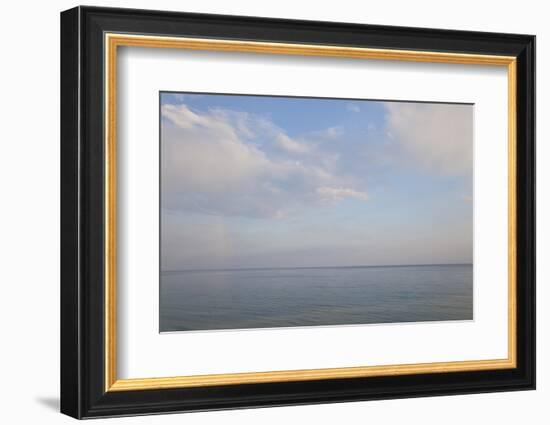 Sea and Skyscape, Rhodes, Greece-Peter Adams-Framed Photographic Print