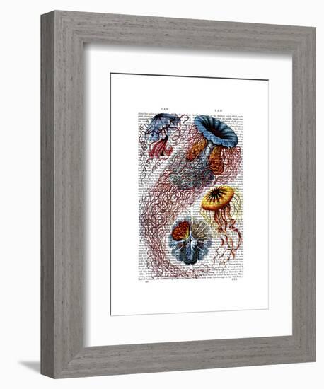 Sea Anemone-Fab Funky-Framed Art Print