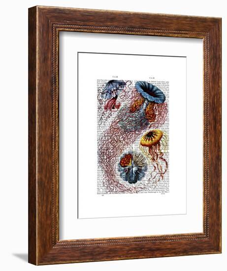 Sea Anemone-Fab Funky-Framed Art Print