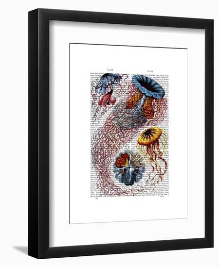 Sea Anemone-Fab Funky-Framed Art Print