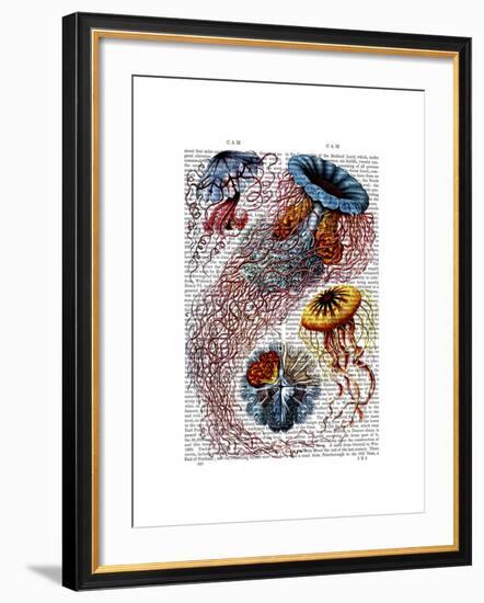 Sea Anemone-Fab Funky-Framed Art Print