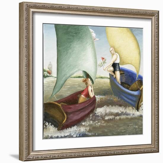 Sea Annunciation, 1 (2006)-Caroline Jennings-Framed Giclee Print