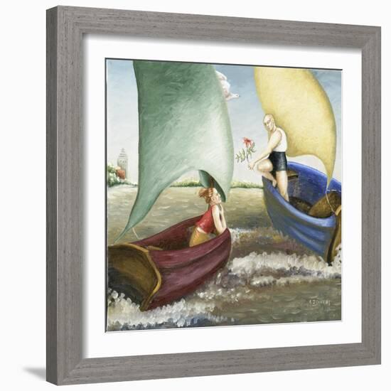 Sea Annunciation, 1 (2006)-Caroline Jennings-Framed Giclee Print