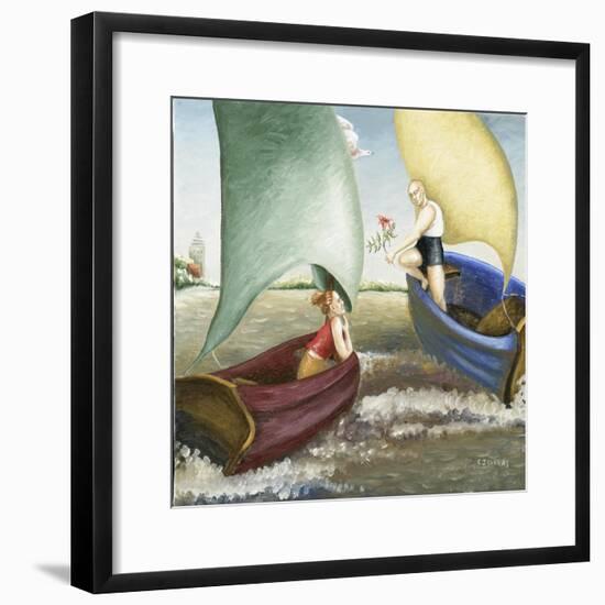 Sea Annunciation, 1 (2006)-Caroline Jennings-Framed Giclee Print