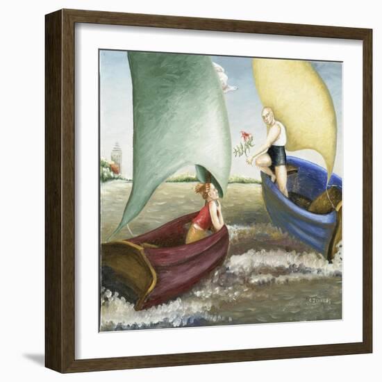 Sea Annunciation, 1 (2006)-Caroline Jennings-Framed Giclee Print