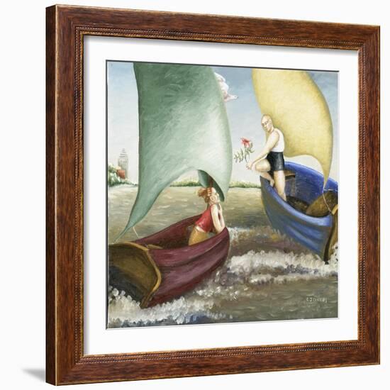 Sea Annunciation, 1 (2006)-Caroline Jennings-Framed Giclee Print