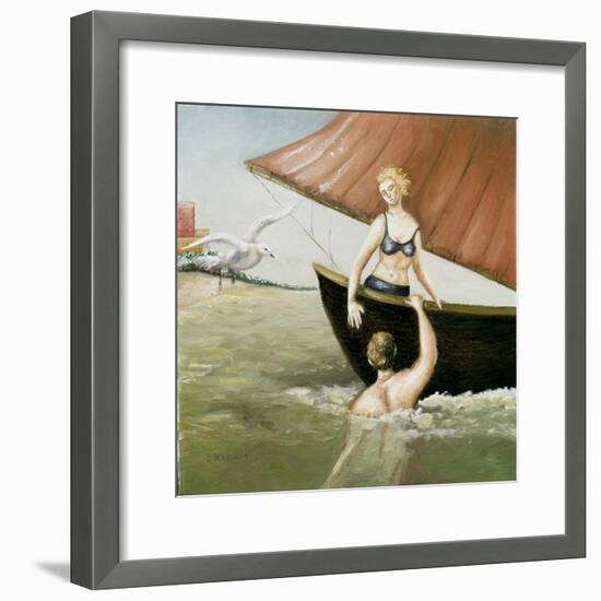 Sea Annunciation, 2-Caroline Jennings-Framed Giclee Print