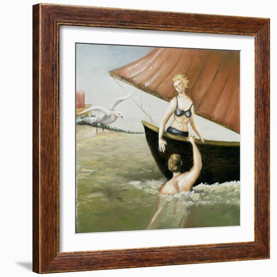 Sea Annunciation, 2-Caroline Jennings-Framed Giclee Print