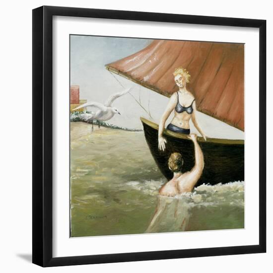 Sea Annunciation, 2-Caroline Jennings-Framed Giclee Print