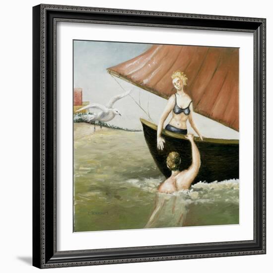 Sea Annunciation, 2-Caroline Jennings-Framed Giclee Print