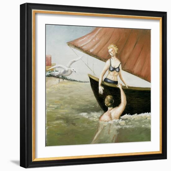 Sea Annunciation, 2-Caroline Jennings-Framed Giclee Print
