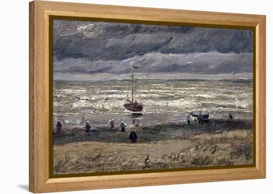 Sea at Scheveningen Par Gogh, Vincent, Van (1853-1890). Oil on Canvas, Size : 34,5X61, 1882, Van Go-Vincent van Gogh-Framed Premier Image Canvas