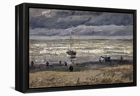 Sea at Scheveningen Par Gogh, Vincent, Van (1853-1890). Oil on Canvas, Size : 34,5X61, 1882, Van Go-Vincent van Gogh-Framed Premier Image Canvas