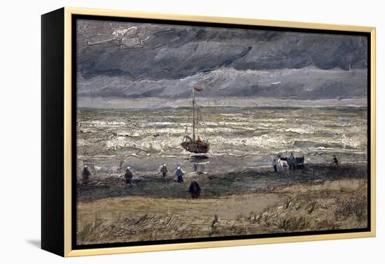 Sea at Scheveningen Par Gogh, Vincent, Van (1853-1890). Oil on Canvas, Size : 34,5X61, 1882, Van Go-Vincent van Gogh-Framed Premier Image Canvas