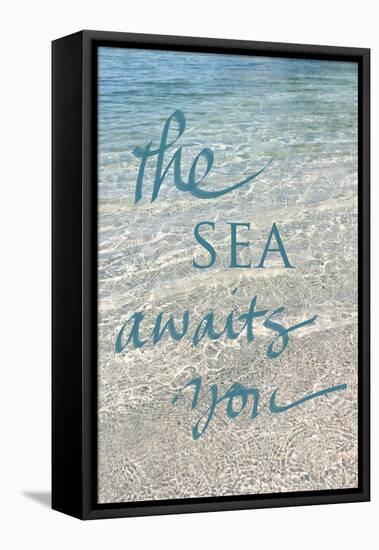 Sea Awaits You-Sarah Gardner-Framed Stretched Canvas