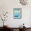 Sea Azure II-Lanie Loreth-Framed Art Print displayed on a wall