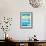 Sea Azure II-Lanie Loreth-Framed Art Print displayed on a wall
