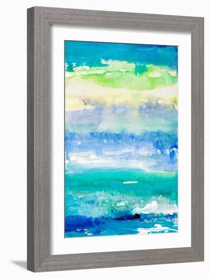 Sea Azure II-Lanie Loreth-Framed Art Print