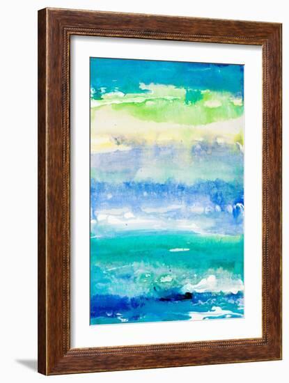 Sea Azure II-Lanie Loreth-Framed Art Print