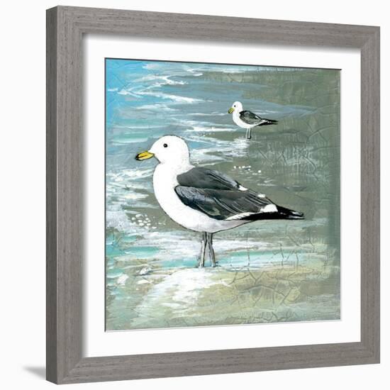 Sea Birds I-Gregory Gorham-Framed Art Print