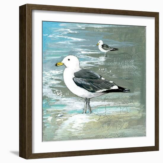 Sea Birds I-Gregory Gorham-Framed Art Print