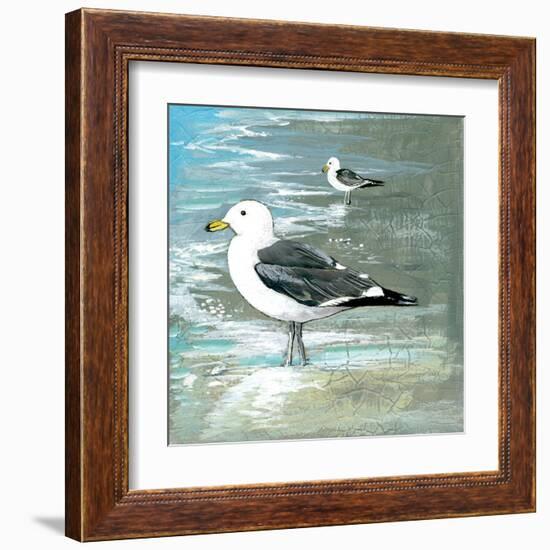 Sea Birds I-Gregory Gorham-Framed Art Print