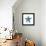 Sea Blue Starfish-Crystal Smith-Framed Stretched Canvas displayed on a wall