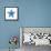 Sea Blue Starfish-Crystal Smith-Framed Stretched Canvas displayed on a wall