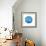 Sea Blue Urchin-Crystal Smith-Framed Art Print displayed on a wall