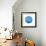 Sea Blue Urchin-Crystal Smith-Framed Art Print displayed on a wall