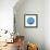 Sea Blue Urchin-Crystal Smith-Framed Stretched Canvas displayed on a wall