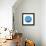 Sea Blue Urchin-Crystal Smith-Framed Stretched Canvas displayed on a wall