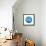 Sea Blue Urchin-Crystal Smith-Framed Stretched Canvas displayed on a wall