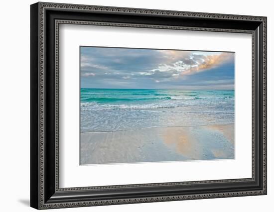 Sea Blues-Mary Lou Johnson-Framed Photo