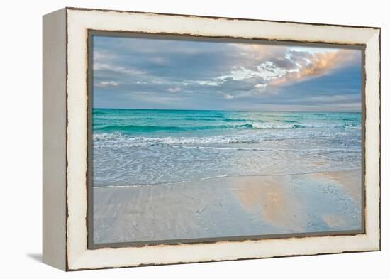 Sea Blues-Mary Lou Johnson-Framed Stretched Canvas