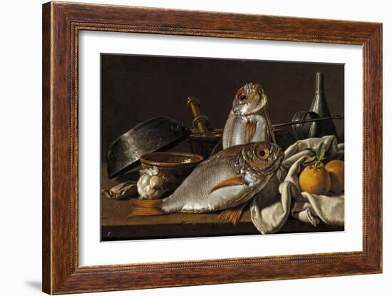 Sea-Bream and Oranges, 1772-Luis Egidio Meléndez-Framed Giclee Print