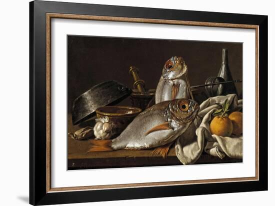 Sea-Bream and Oranges, 1772-Luis Egidio Meléndez-Framed Giclee Print