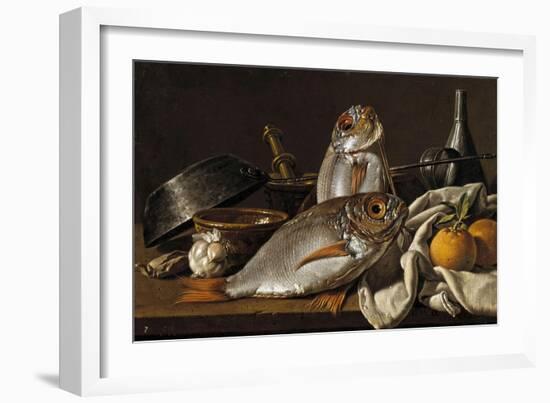 Sea-Bream and Oranges, 1772-Luis Egidio Meléndez-Framed Giclee Print