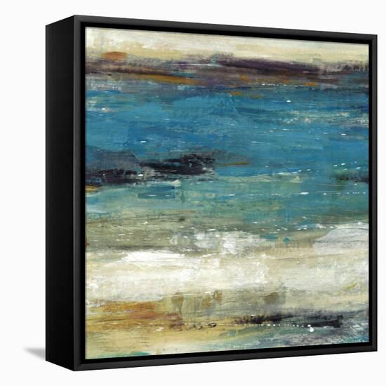 Sea Breeze Abstract I-null-Framed Stretched Canvas