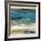 Sea Breeze Abstract I-null-Framed Art Print