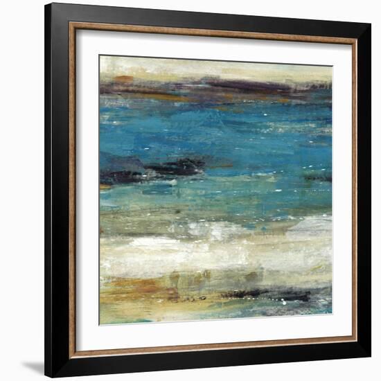 Sea Breeze Abstract I-null-Framed Art Print