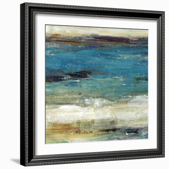 Sea Breeze Abstract I-null-Framed Art Print