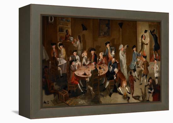 Sea Captains Carousing in Surinam, C.1752-58-John Greenwood-Framed Premier Image Canvas